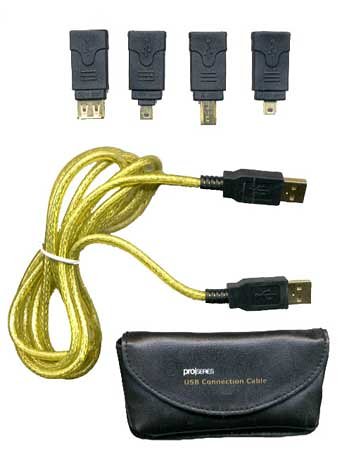 Childrens Toyshop  Electronics : Pro Series Universal Usb Travel Cable Kit - Gold Plated