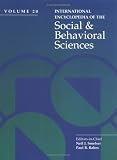 International Encyclopedia of Social & Behavioral Sciences
