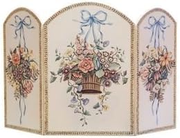 Hanging Basket Fireplace Screen Sign