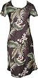 Wild Orchid Hawaiian Aloha Cap Sleeve Short Tank Dress