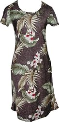 Wild Orchid Hawaiian Aloha Cap Sleeve Short Tank Dress