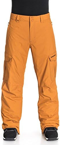 Quiksilver Snow Men's Mission Insulated Pant, Pumpkin Spice, Large