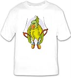 T-shirt with using, sport, rings, gymnastics, parrot, bird