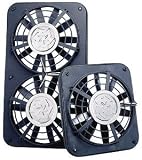 Flex-a-lite 220 Black Low-Profile 12 Dual Fan
