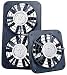 Automotive : Flex-a-lite 220 Black Low-Profile 12" Dual Fan