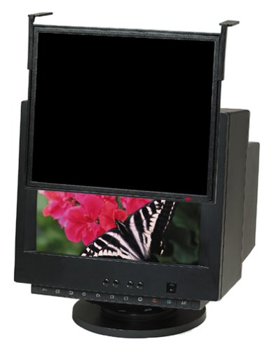 3M Black Framed Privacy Filter for Standard LCD/CRT Desktop Monitor fits 14 - 16 LCDs and 15 CRTs