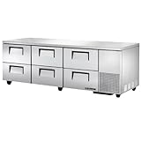 True 6-drawer Deep 30.9 Cu Ft Undercounter Refrigerator - TUC-93D-6 True 6-drawer Deep 30.9 Cu Ft Undercounter Refrigerator - TUC-93D-6