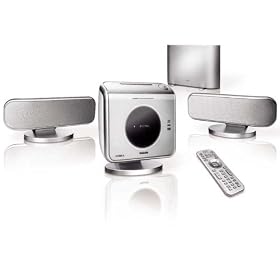 Philips HTS8000S - Home Cinema System- flat design for wall mounting - Silver