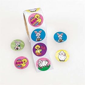  Bunny - Lamb - Duckling Stickers - 100 stickers per unit