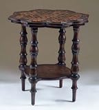 Antique Shoppe Speckled Brown Blaze End Table By Powell Furniture