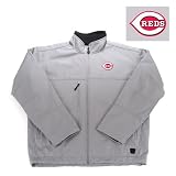 Cincinnati Reds MLB Explorer Fleece Jacket (Silver)