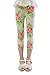 7th Fashion Girls Leggings Print Flowers Capri Pants Childrens Trousers