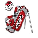 Univeristy of Georgia Bulldogs Go-Lite Golf Stand Bag by Datrek - Red / Silver