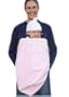 Kiley Madison Ki Kover, Baby Carrier Cover With Hat, Faux Suede Sherpa, 1, Light Pink