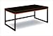 Furniture FX Scottsdale Coffee Table Set in Black and Orange Scottsdale Accent Set