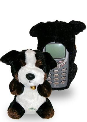Fun Friends D-01 Romeo Black & White Dog bar Cell Phone Cover