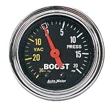 Auto Meter 2401 Traditional Chrome Mechanical Boost Series