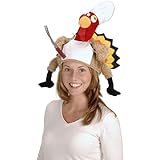 Plush Chef Turkey Hat Party Accessory (1 count) (1/Pkg)