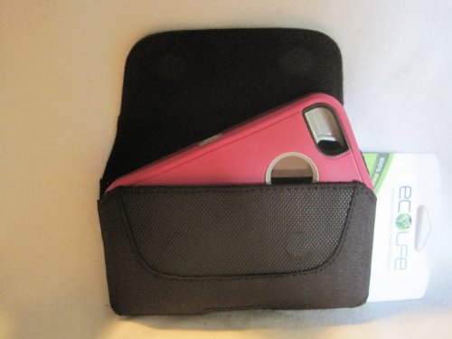 Ecolife Hydro XX-large Black Extended Cover Case Fits Apple Iphone 5/5S Blush/ Hot Pink Otterbox Defender