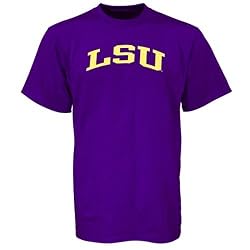 NCAA LSU Tigers Purple Arched T-shirt