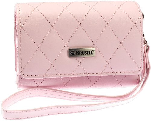 Krusell Coco Leder Etui f&uuml;r Olympus VG-130 Digitalkamera pink Preisvergleich