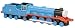 Vintage 1992 Thomas the Tank Engine Shining Time Station Die Cast Gordon Moc