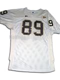 White No. 89 Game Used Central Michigan Russell Football Jersey