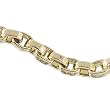 14K Yellow Gold Belcher-Cable Flat Wire Chain
