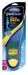 Dr Scholl's Back Pain Relief Orthotics, Women's Sizes 6-10, 4 Soles total (Pack of 2)