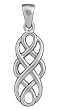 Celtic Unity Knot Pendant - 316L Stainless Steel - 1.5'' Height