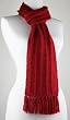 Handmade Pure Alpaca Natural Fiber Winter Scarf - Proud in Red (100% Knitted by Hand/Long size) Handmade Pure Alpaca Natural Fiber Winter Scarf - Proud in Red (100% Knitted by Hand/Long size)