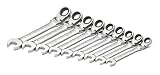SK 89800 9 Piece 5/16-Inch to 3/4-Inch Locking Flex G-Pro Standard Ratcheting Wrench Set
