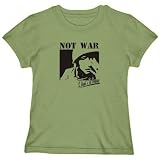 T-Shirt Woman Olive Green  Not War St. Vincent & The Grenadines  Country