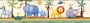 RoomMates RMK1137BCS Jungle Adventure Peel & Stick Border