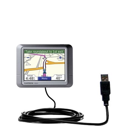 Classic Straight USB Cable for the Garmin Nuvi 260 with Power Hot Sync and Charge capabilities - Gomadic Brand w/ TipExchange Technology