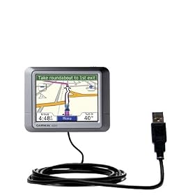 Classic Straight USB Cable for the Garmin Nuvi 260 with Power Hot Sync and Charge... by Gomadic for the Garmin Nuvi 260