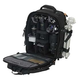 DURAGADGET LARGE Black Rucksack digital SLR camera case bag Compatible with Larger SONY... by DURAGADGET