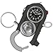 Dakota - Cuff Clip, Black Dial, Gray & Black Case, Carabineer Clip