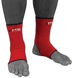 RDX Pro Ankle Foot Support Anklet Pad Red MMA Brace Guard