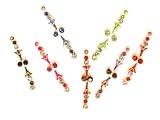 Self Adhesive Indian Bindi Dots Bollywood Belly DanceÂ TattooÂ Body ArtÂ and Crystal Wedding & Bridal Fashion Jewelry