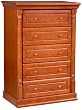 Monterey 5 Drawer Chest Cognac Finish By Storkcraft Baby Furniture