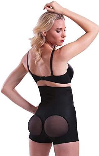 Sensual Lift Shapewear - Butt Lifter Boy Shorts Kit (X-Large, Black)