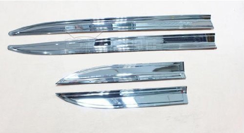 Auto Stainless Steel Body Door Side Molding Trim Chrome 4pcs fit for 2013 Hyundai Santa Fe IX45
