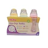 Nuby Non-drip Standard Neck BPA Free Bottles 3pk 11oz