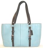 AUTHENTIC COACH MEDIUM LEATHER CHELSEA TOTE BAG - 12339 (BLUE)