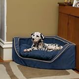Small Corner Bed Pet Bed – Navy/Camel Reviews Picture