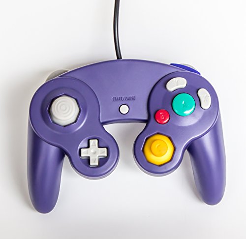 Old Skool GameCube / Wii Compatible Controller - Purple