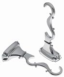 read full review Levolor 54564.012 Double Brackets with Adjustable Projection for Rods up to 1-Inch Diameter, Satin Nickel, Pair of 2