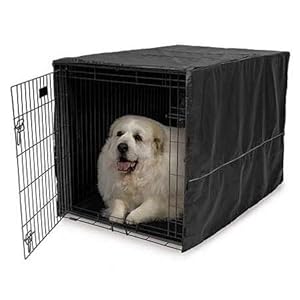 Midwest Black Polyester Crate Cover for 42 Inch Wire Crates, 42 Inches by 28 Inches by 30 Inches