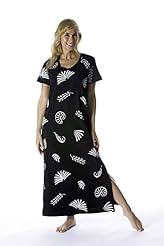 Petite Cotton/Knit Scoop Neck Spring Summer Fall Winter Short Sleeves Ankle Length Evening Dress 